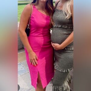 Elegant Pink Women's Dress